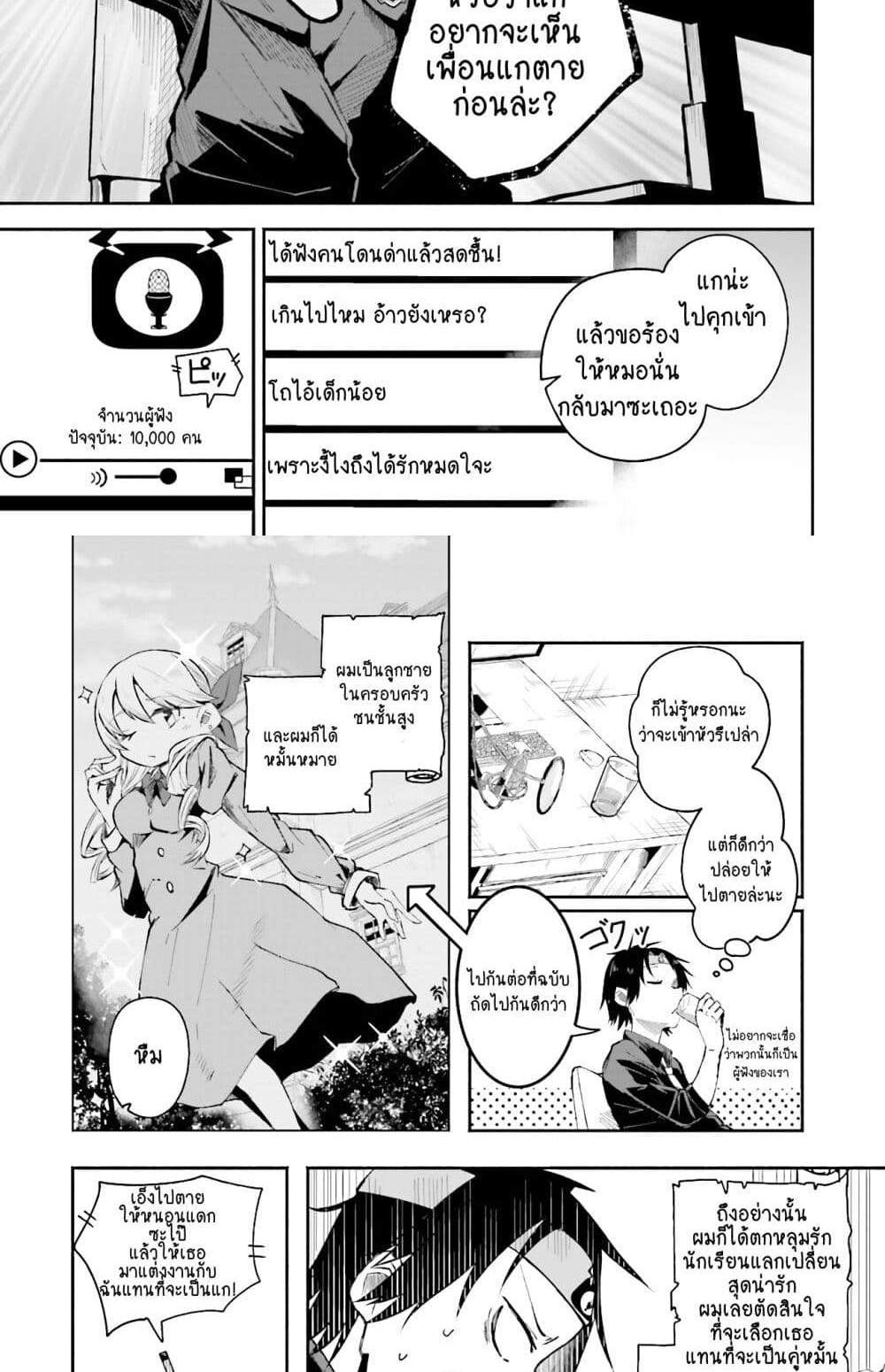 Isekai de Haishin Katsudou wo Shitara Tairyou no Yandere Shinja wo Umidashite Shimatta Ken แปลไทย