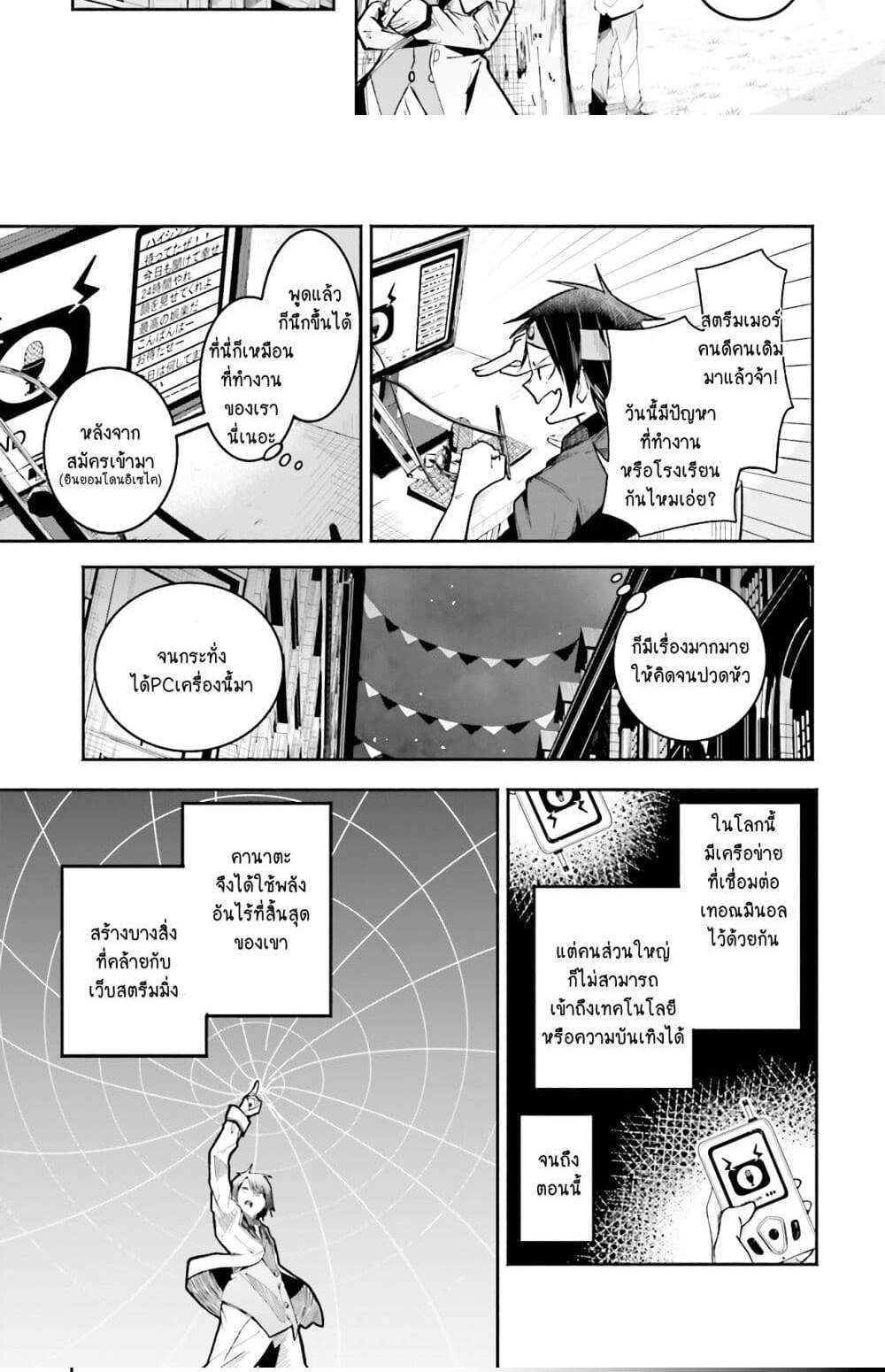 Isekai de Haishin Katsudou wo Shitara Tairyou no Yandere Shinja wo Umidashite Shimatta Ken แปลไทย