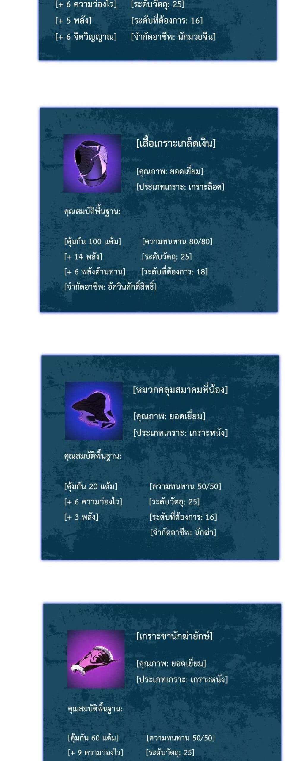 My Passive Skills Are Invincible จุติอีกครั้ง พร้อมสกิลติดตัวไร้เทียมทาน แปลไทย